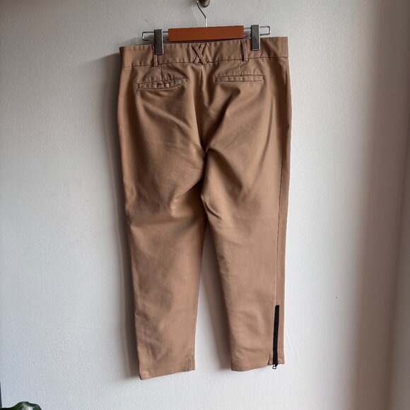 Cartonnier (Anthropologie) Cropped Ankle Zip Trousers – 10 - Picture 6 of 12